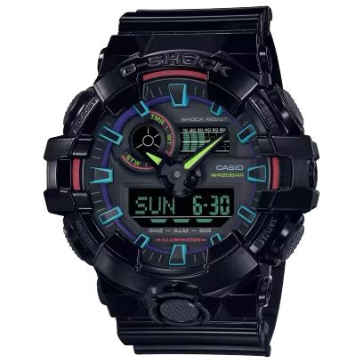 G-Shock ANALOG-DIGITAL GA-700 SERIES GA700RGB-1A